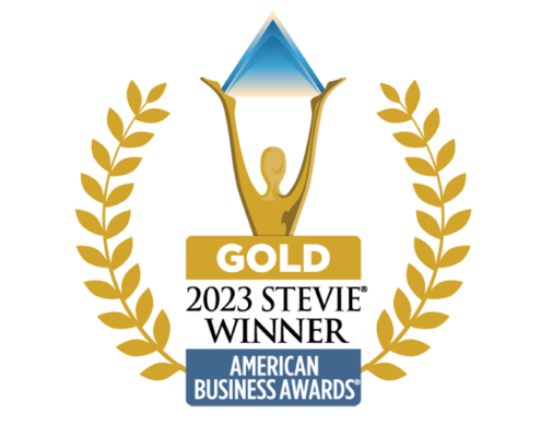 Jake Brander wins a Stevie Award at the Ameican Business Awards