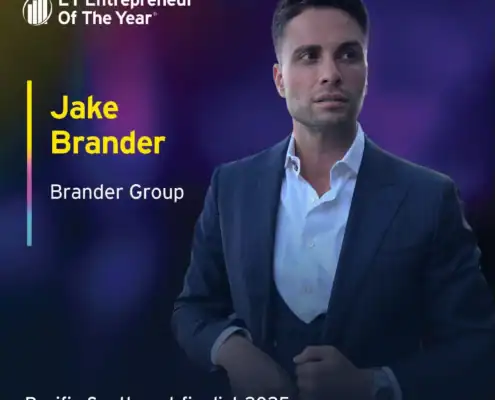 Jake Brander 2025 Ernst & Young Entrepreneur of the Year Finalist